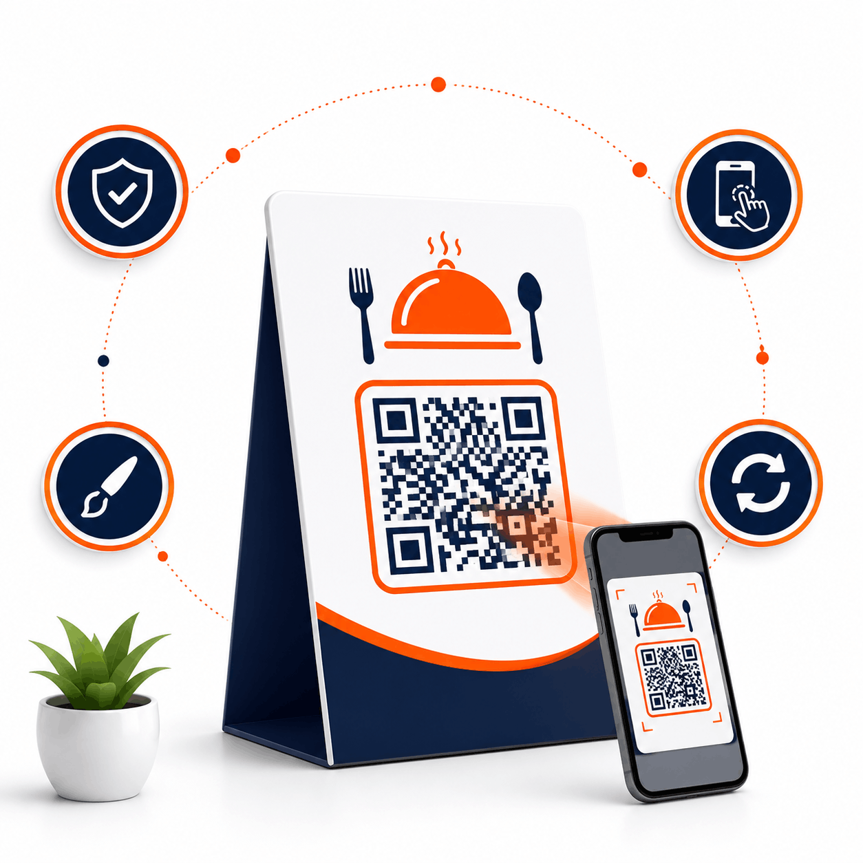 QR Scanner Standee